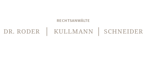 Dr. Roder | Kullmann | Schneider