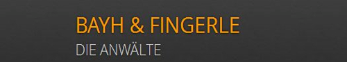 Rechtsanwälte BAYH & FINGERLE