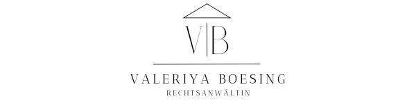 Kanzlei Rechtsanwältin Valeriya Boesing