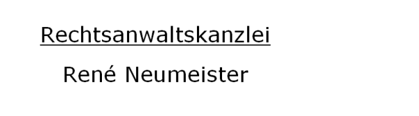 Kanzlei Neumeister Inh.: RA Tino Kramer