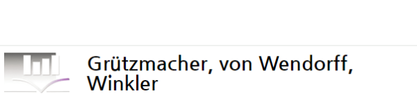 Grützmacher, von Wendorff, Winkler