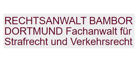 Rechtsanwalt Bambor