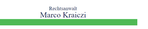 Rechtsanwalt Marco Kraiczi Kanzlei Kraiczi