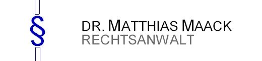 Rechtsanwaltskanzlei Dr. Matthias Maack