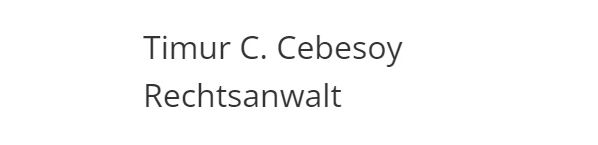 Kanzlei Timur C. Cebesoy