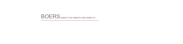 BOERS Kanzlei für Familien- und Erbrecht