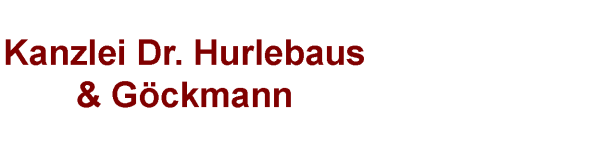 Dr. Hurlebaus & Göckmann Rechtsanwälte