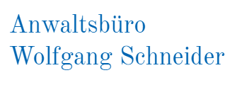 Rechtsanwaltskanzlei Wolfgang Schneider