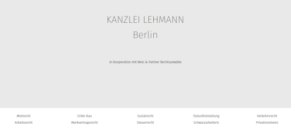 Kanzlei Lehmann