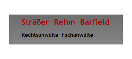 Sträßer Rehm Barfield