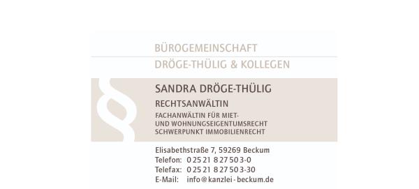 Kanzlei Dröge-Thülig (in Bürogemeinschaft mint RA Lankes und RAin Huster)