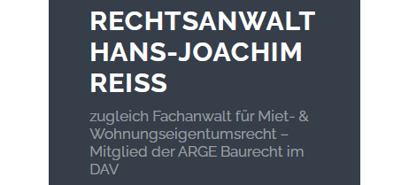 Kanzlei Hans-Joachim Reiß