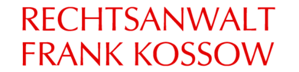 Rechtsanwalt Frank Kossow