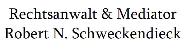 Rechtsanwalt und Mediator Robert N. Schweckendieck