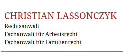 Kanzlei Christian Lassonczyk