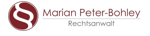 Rechtsanwalt Peter-Bohley