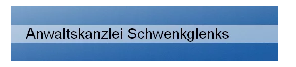 Rechtsanwaltskanzlei Schwenkglenks