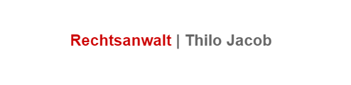 Rechtsanwalt Thilo Jacob