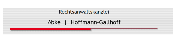 Rechtsanwaltskanzlei Abke | Hoffmann-Gallhoff