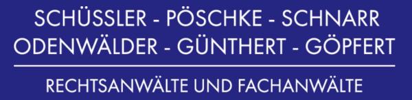 Kanzlei Schüssler Pöschke Schnarr Odenwälder Günthert Göpfert