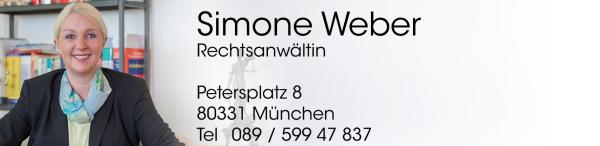 Kanzlei Weber, Rechtsanwältin Simone Weber