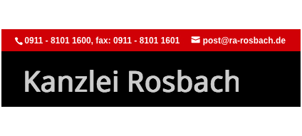 Kanzlei Rosbach