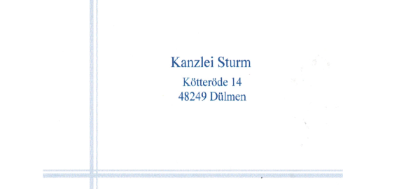 Kanzlei Sturm