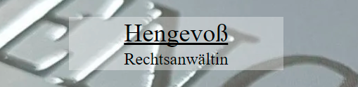 Rechtsanwältin Claudia Hengevoß