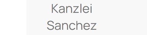Kanzlei Gloria Sánchez