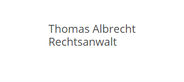 Kanzlei Thomas Albrecht