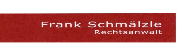 Rechtsanwalt Frank Schmälzle