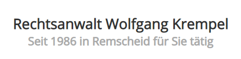 Kanzlei Wolfgang Krempel